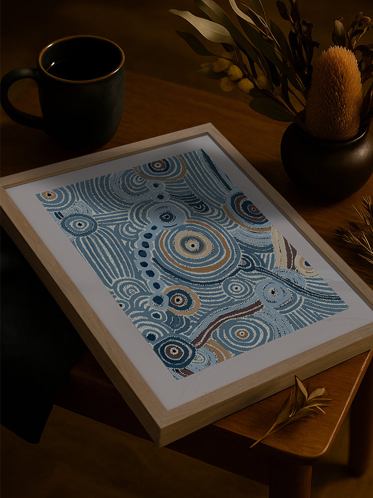 Connecting Waterways Framed Art Print | Lifestyle
