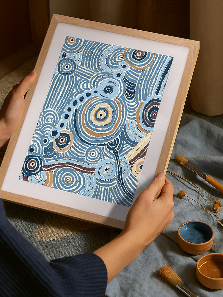 Connecting Waterways Framed Art Print | Lifestyle