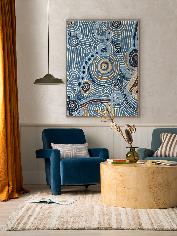 Connecting Waterways Canvas Art Print | Lifestyle