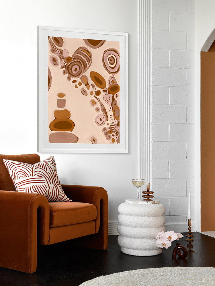 Big River Rocks and Waterholes Framed Art Print | Lifestyle