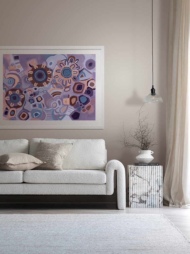 Three Meeting Places Framed Art Print | Lifestyle