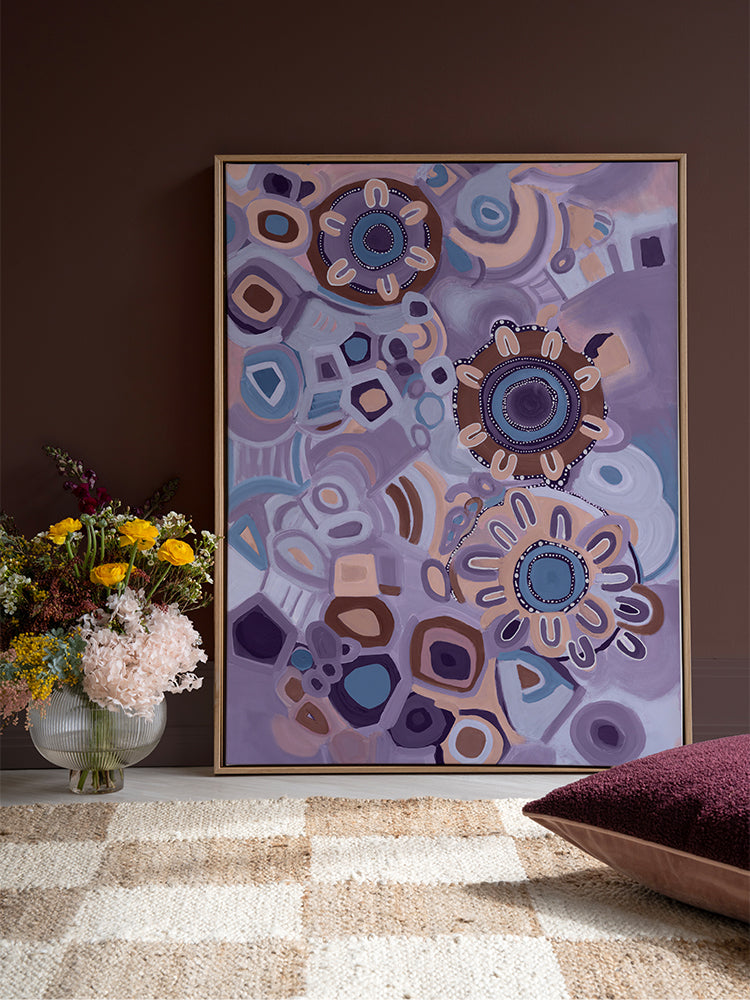 Three Meeting Places Canvas Art Print | Lifestyle