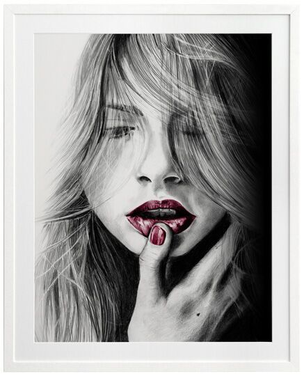 Spellbound Ruby Framed Art Print