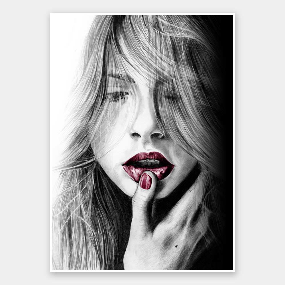 Spellbound Ruby Unframed Art Print