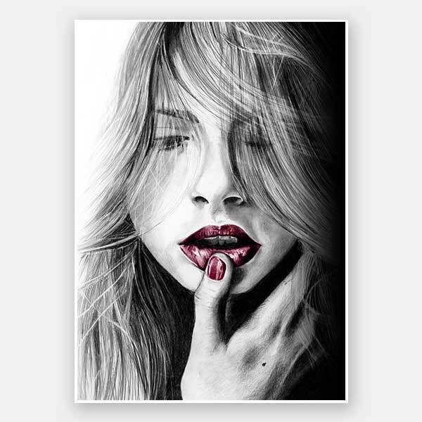 Spellbound Ruby Unframed Art Print