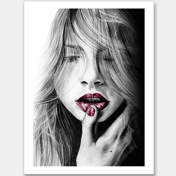 Spellbound Ruby Unframed Art Print