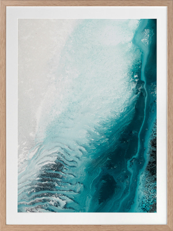 Sandbar Tides Framed Art Print