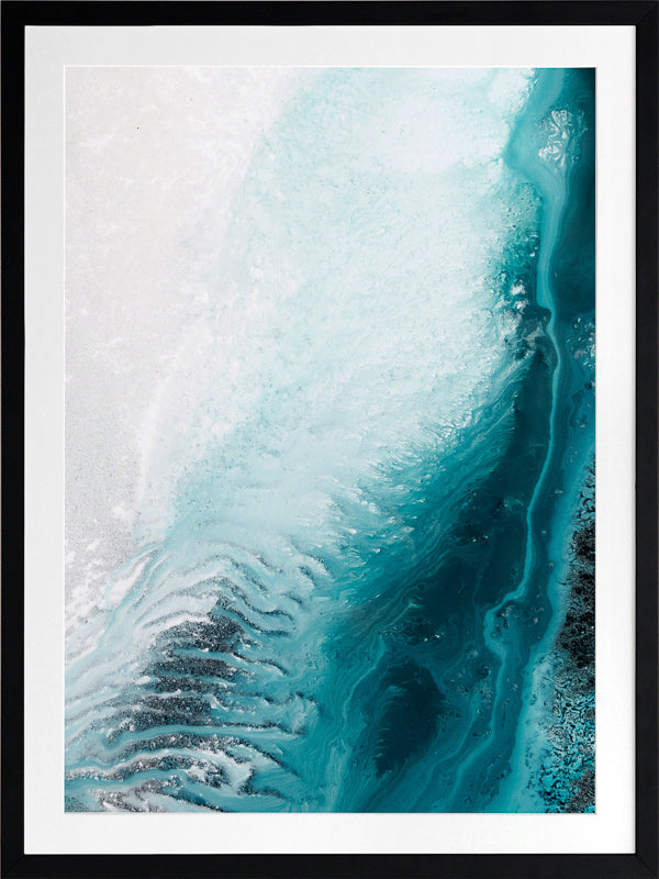 Sandbar Tides Framed Art Print