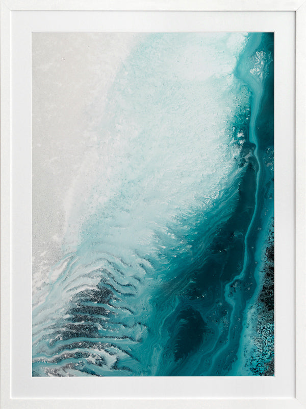 Sandbar Tides Framed Art Print