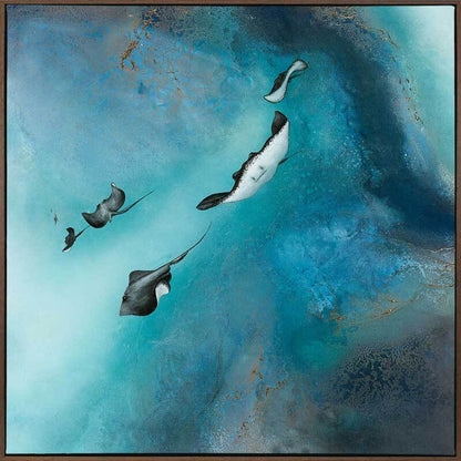 Stingrays Canvas Art Print