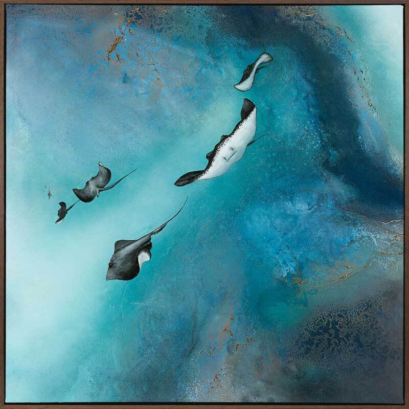 Stingrays Canvas Art Print