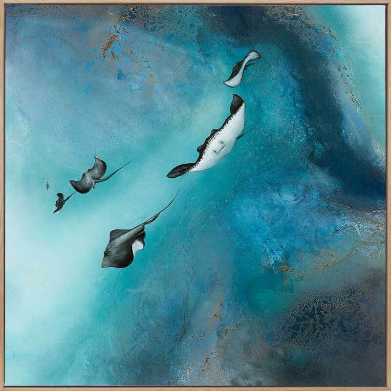 Stingrays Canvas Art Print