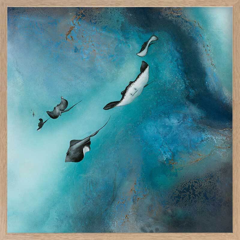 Stingrays Canvas Art Print