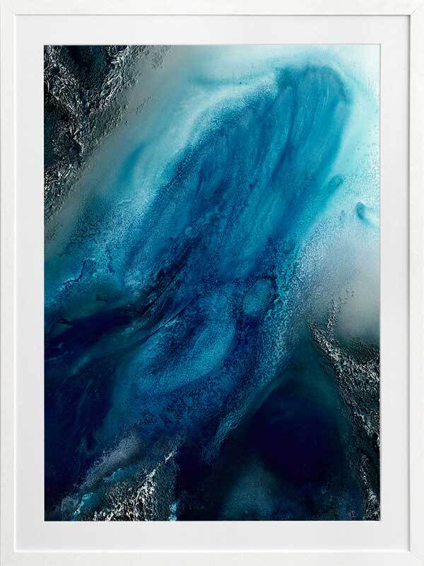 Ocean Blue Framed Art Print