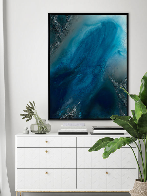 Ocean Blue Canvas Art Print | Lifestyle