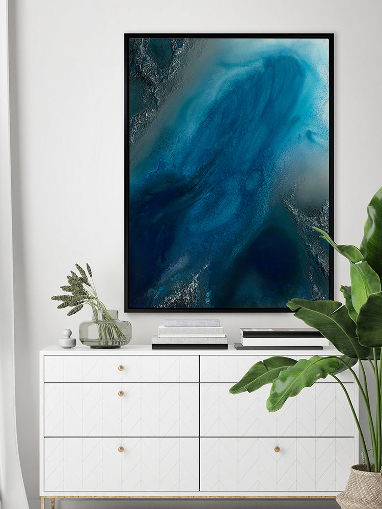 Ocean Blue Canvas Art Print | Lifestyle