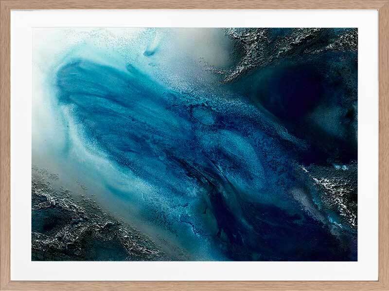 Ocean Blue Framed Art Print