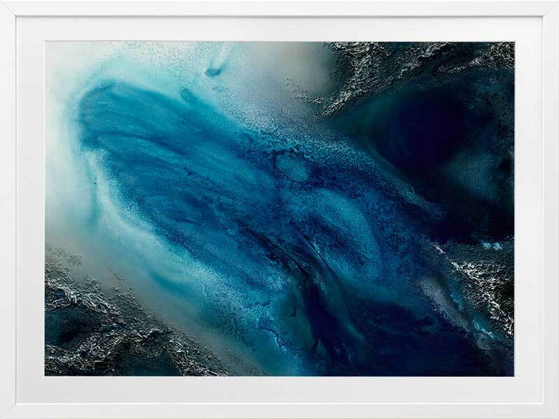 Ocean Blue Framed Art Print