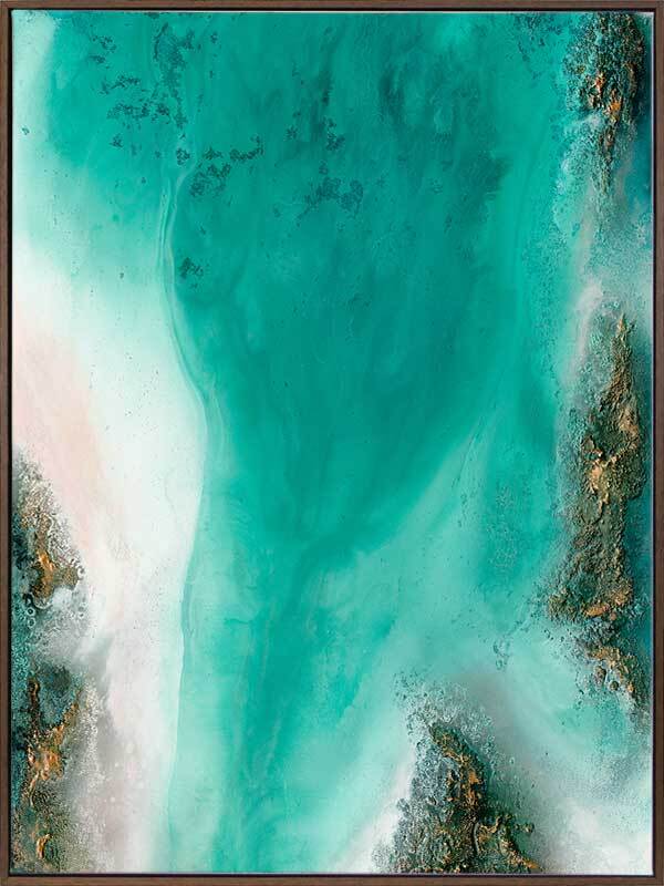 Oasis Bay Canvas Art Print