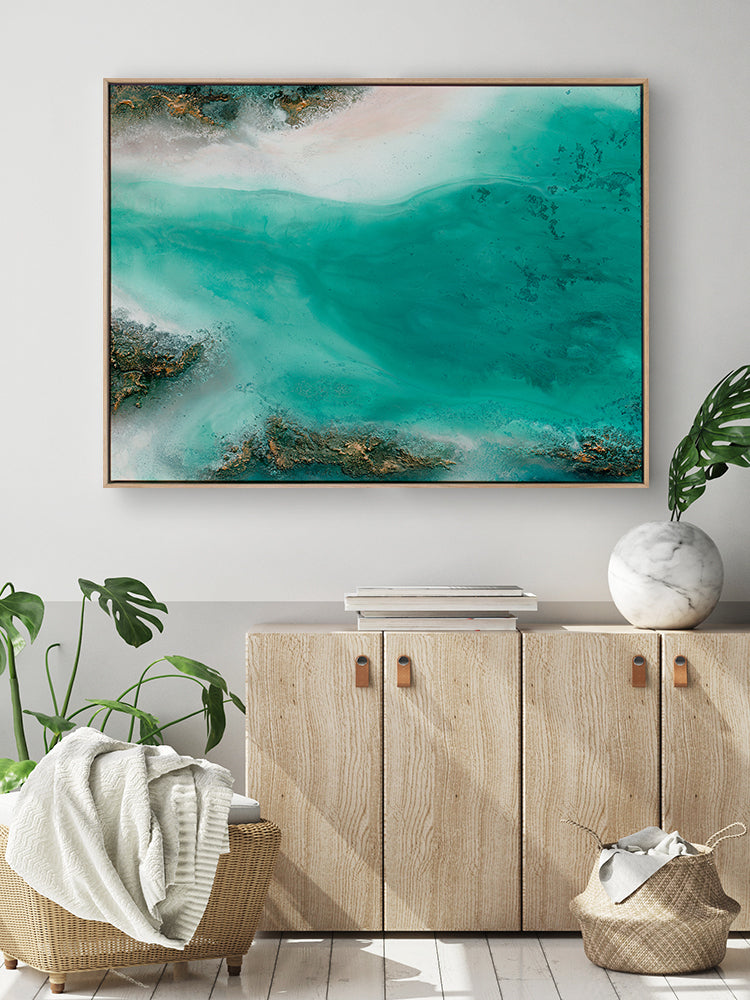 Oasis Bay Canvas Art Print | Lifestyle
