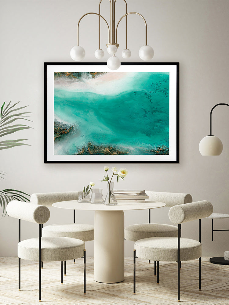 Oasis Bay Framed Art Print | Lifestyle