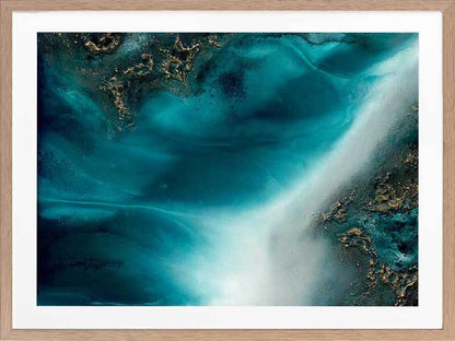 Coastal Flow Framed Art Print