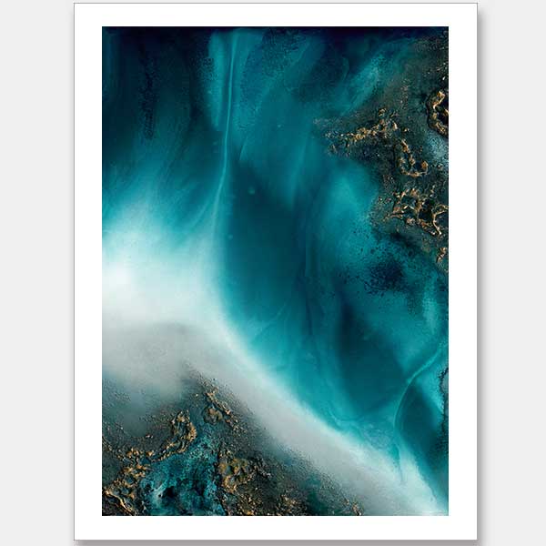 Coastal Flow Unframed Art Print