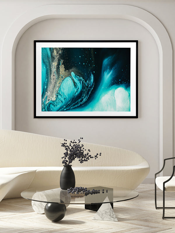 Celestial Waters Framed Art Print | Lifestyle