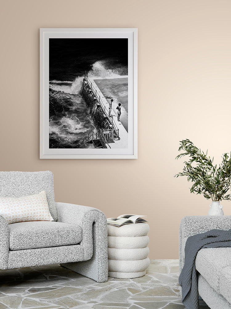 Icebergs Poster Framed Art Print | Lifestyle