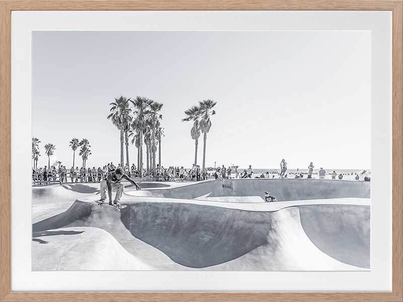 Air Walk Poster Framed Art Print