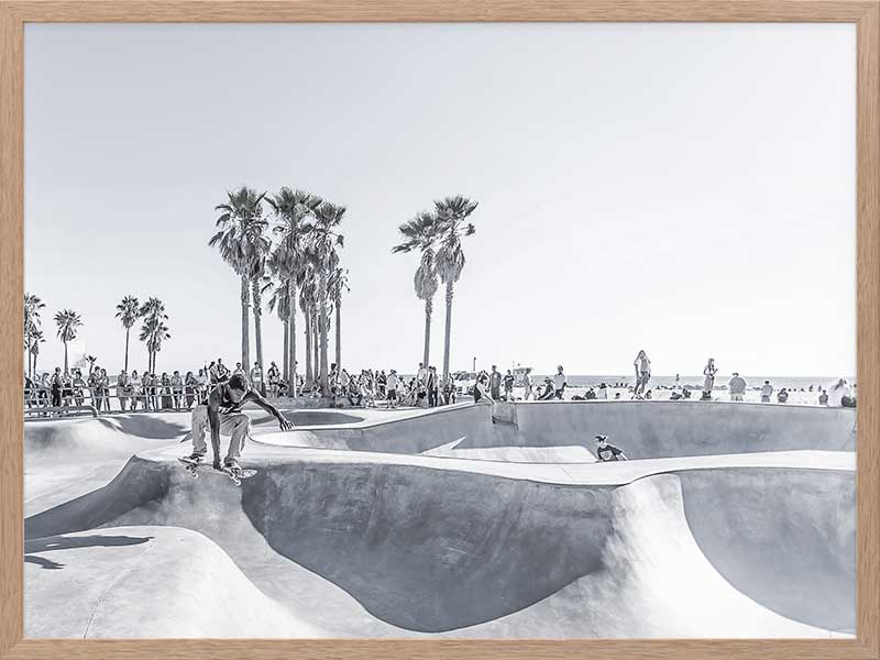 Air Walk Poster Framed Art Print