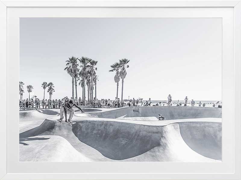 Air Walk Poster Framed Art Print