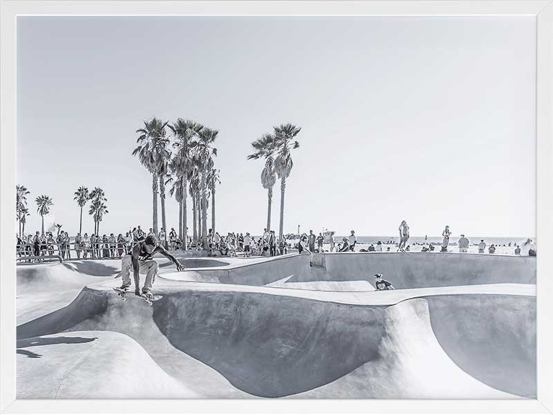 Air Walk Poster Framed Art Print