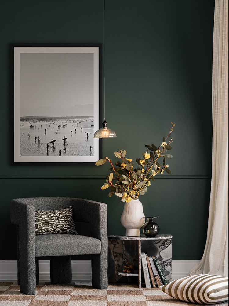 Summer Wave I Poster Framed Art Print | Lifestyle