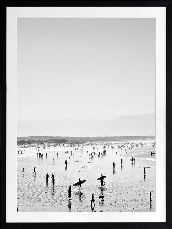 Summer Wave I Poster Framed Art Print