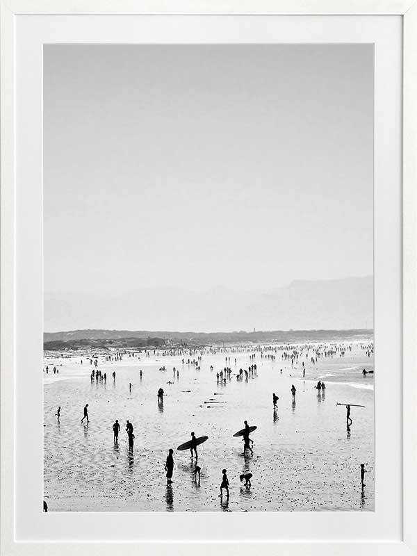 Summer Wave I Poster Framed Art Print