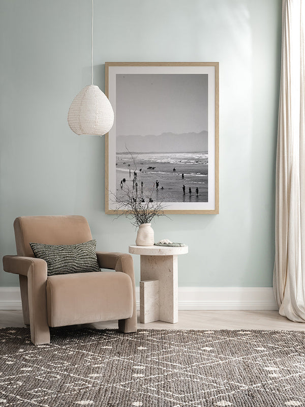 Summer Wave II Poster Framed Art Print | Lifestyle