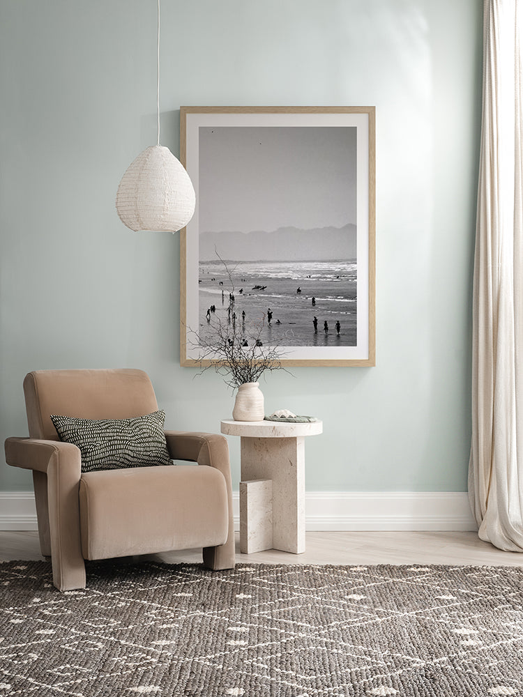 Summer Wave II Poster Framed Art Print | Lifestyle