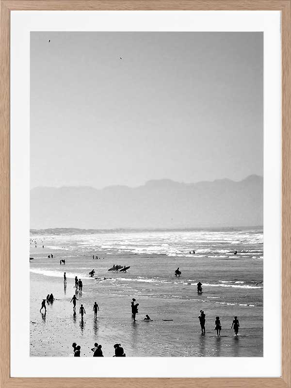 Summer Wave II Poster Framed Art Print