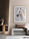 White Beauty Poster Framed Art Print | Lifestyle