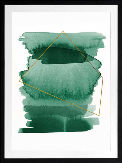 Greenset Poster Framed Art Print