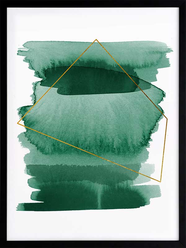 Greenset Poster Framed Art Print