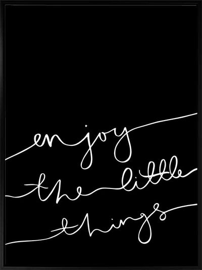 Enjoy the little things Canvas Art Print