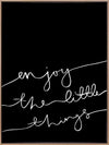 Enjoy the little things Canvas Art Print