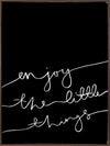 Enjoy the little things Canvas Art Print