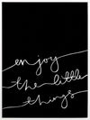 Enjoy the little things Canvas Art Print