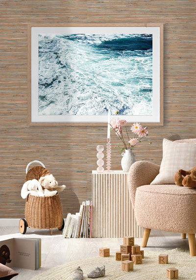 Wavebreak Poster Framed Art Print | Lifestyle