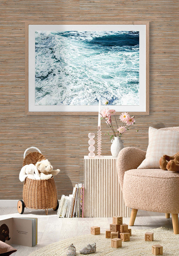Wavebreak Poster Framed Art Print | Lifestyle