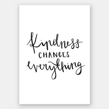 Kindness Unframed Art Print