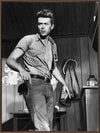 James Dean Mono Canvas Art Print